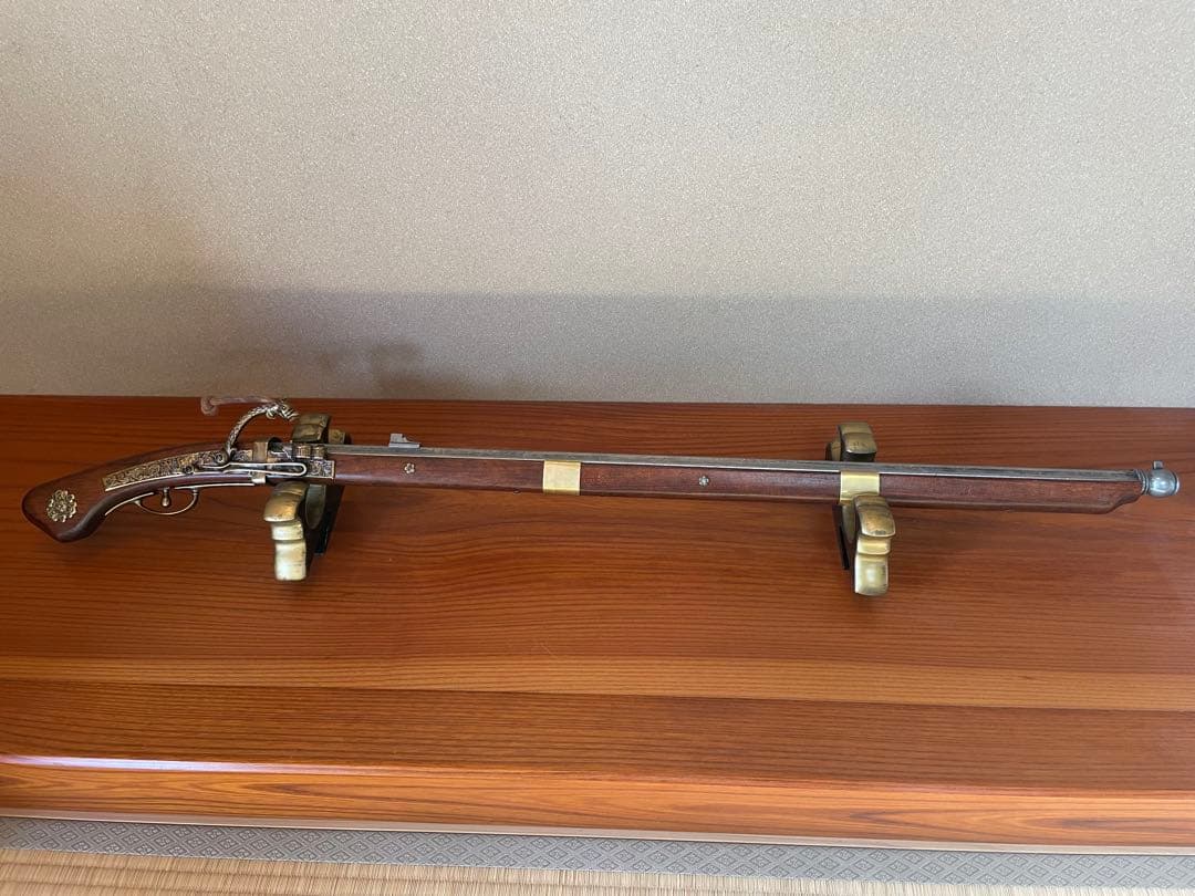 【値下げ】火縄銃（置き台付き） デニックス/Denix 模造銃(装飾品) 種子島