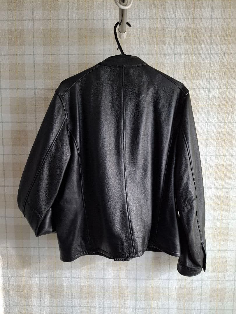 nano・universeシングルライダースジャケット 羊革 サイズL　美品