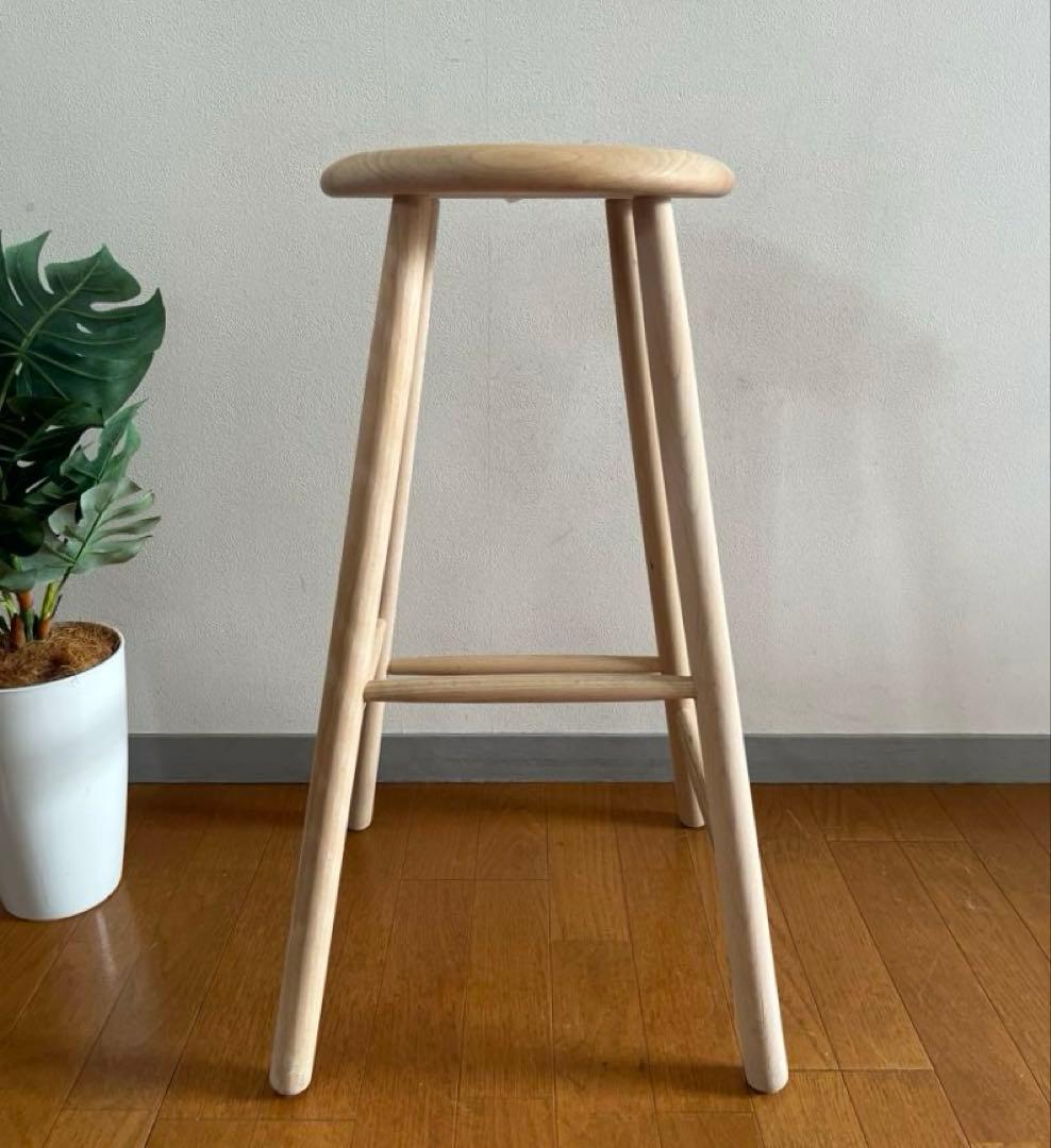 ノルディック スツール　③ 北欧モダン　デンマーク　ミッドセンチュリー　ビーチ材