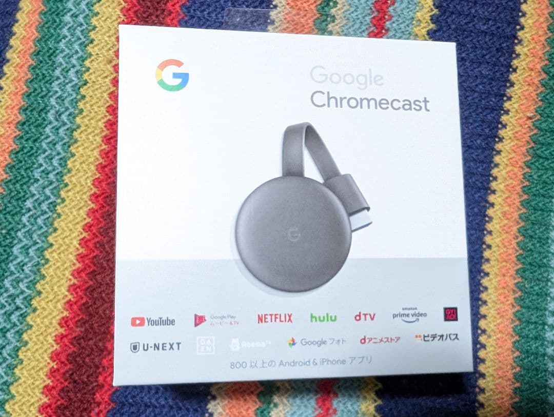 新品未使用 Google Chromecast 第三世代
