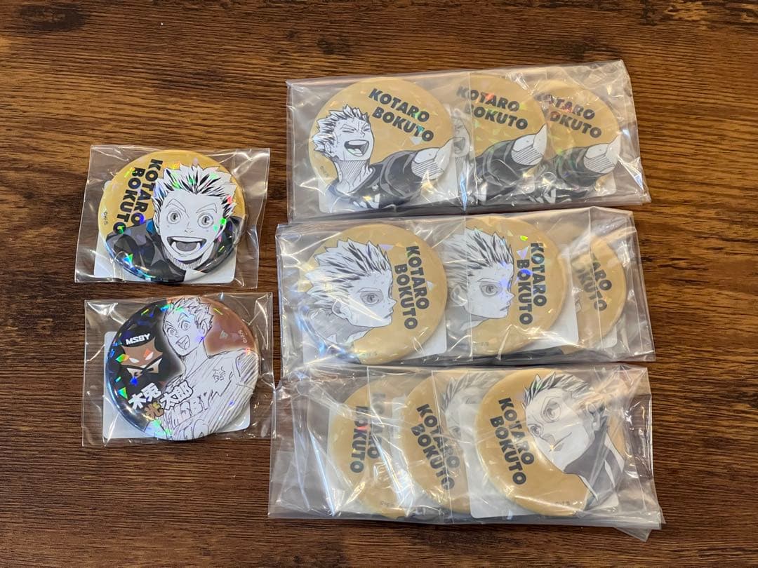 ハイキュー 受注生產 缶バッジ 木兎光太郎 x11点