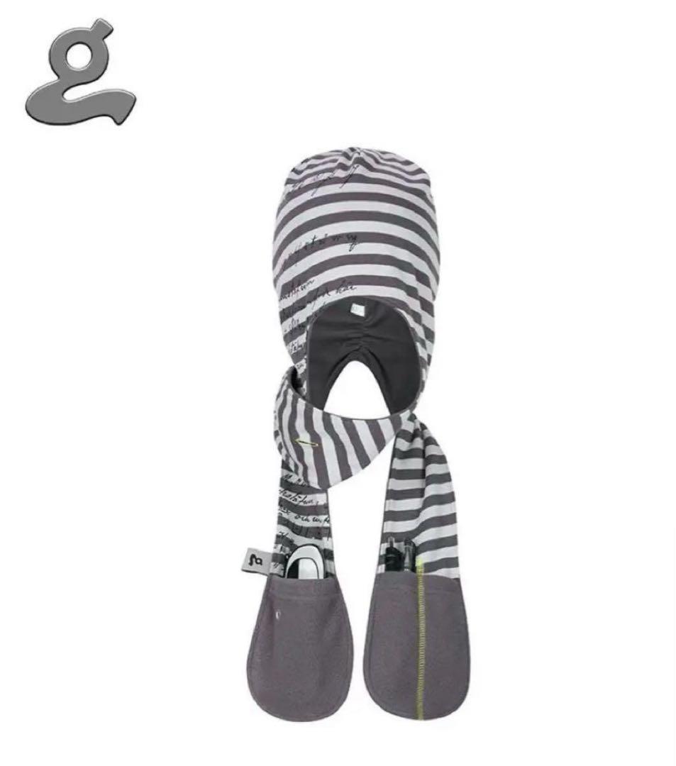 GRAPE 2025新発売　ボーダー柄　帽子マフラー　y2k 00s