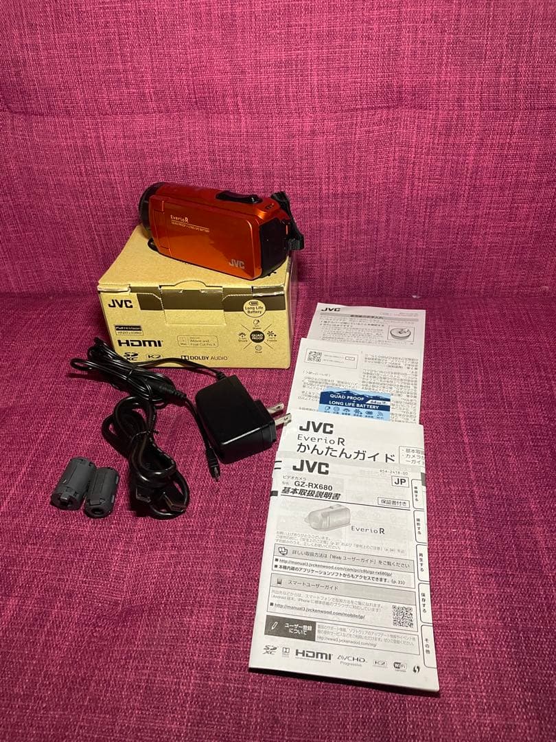 JVC Everio R GZ-RX680 カラー/オレンジ