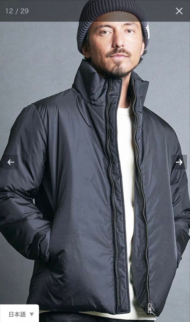 【新品・タグ付き】　Magine 中綿ジャケット　黒　メンズMサイズ