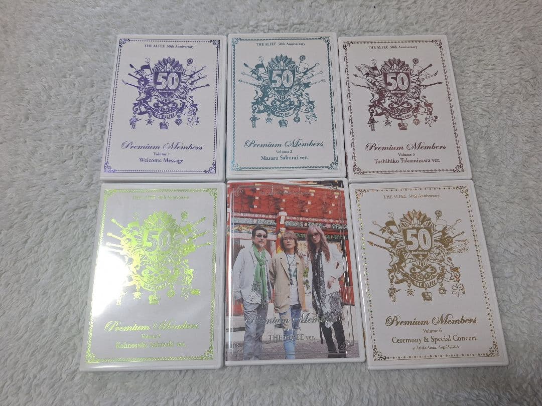 THE ALFEE 50th Anniversary DVD vol.1〜6
