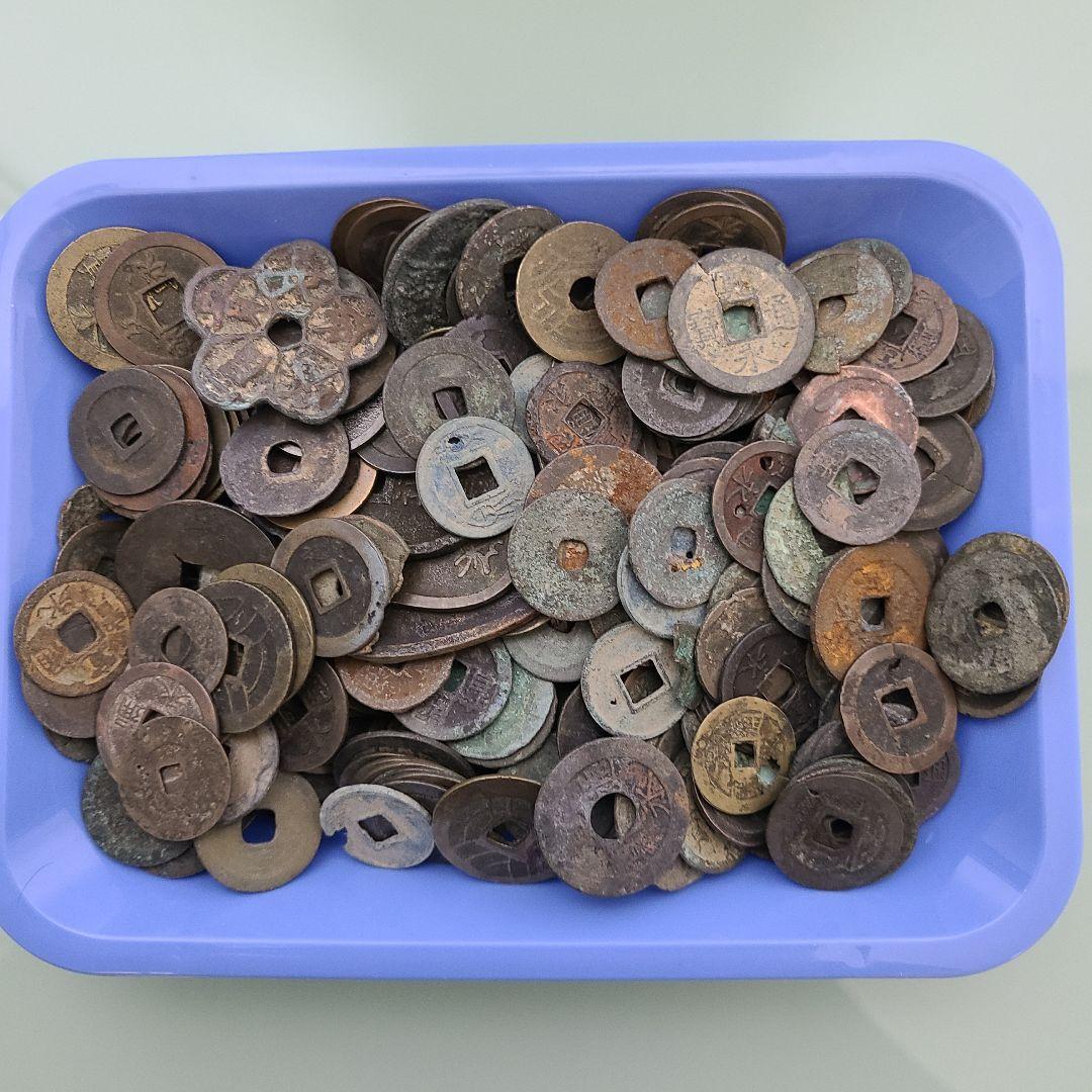 O*E様 古銭　穴銭まとめ 寛永通宝 天保通宝 文久永宝など　1000グラム