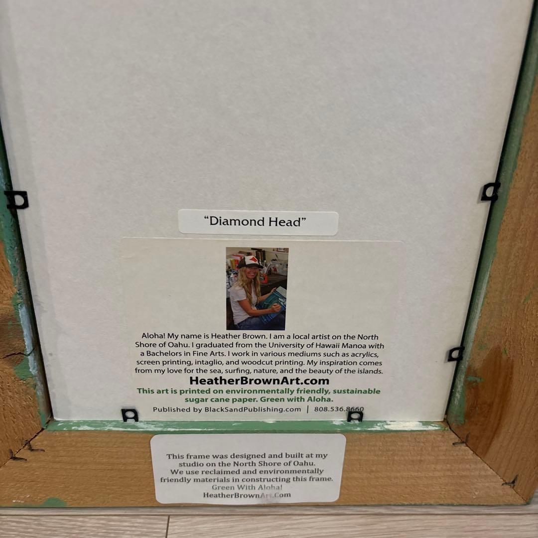 Heather Brown アクリル画 Diamond Head
