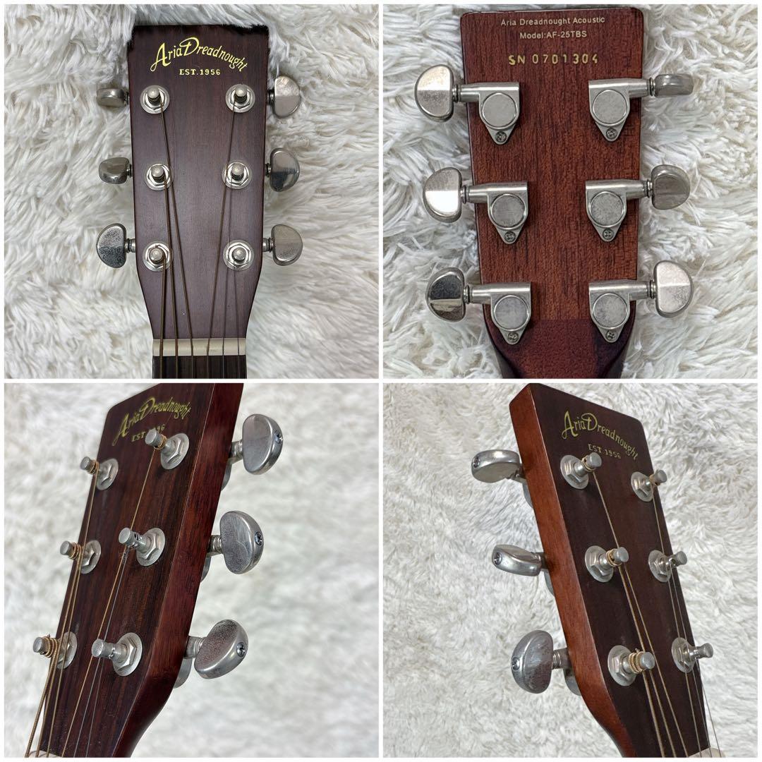 Aria アリア アコギ AF-25TBS ドレッドノート ケース付