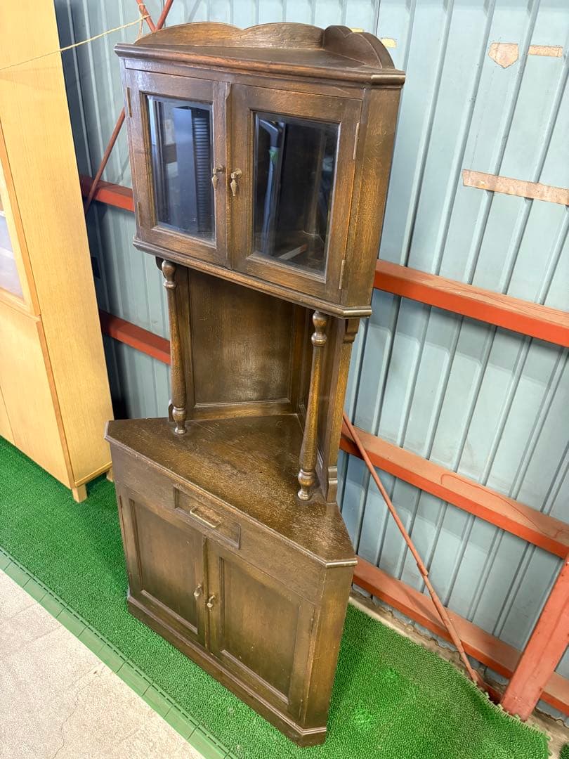 コーナーキャビネット　ヴィンテージ　アンティーク