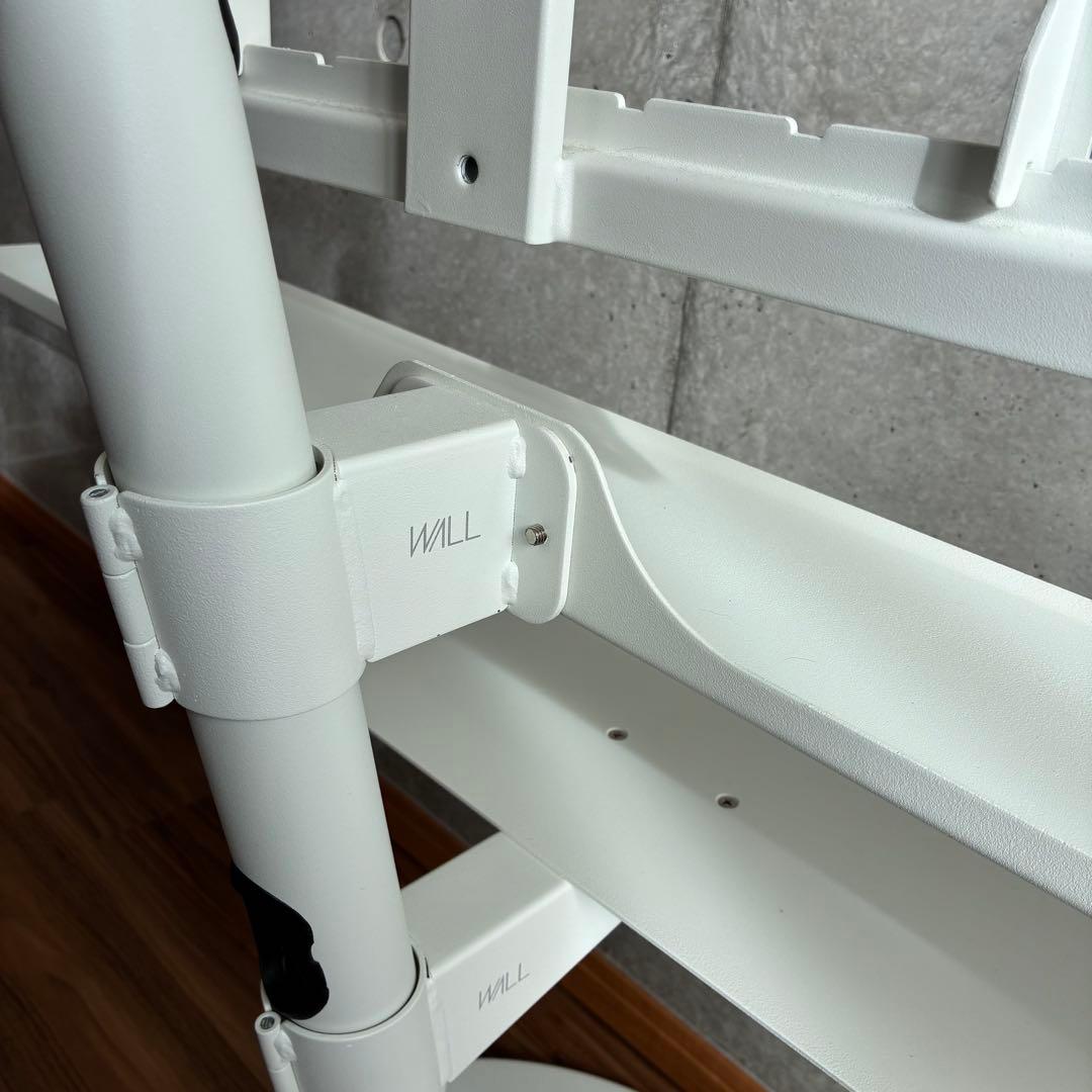 WALL A2 LOW TYPE テレビスタンド 白 キャスター付き