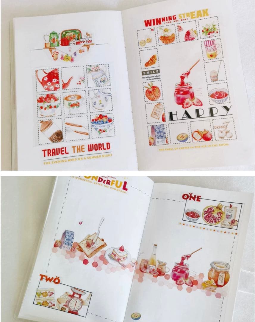 醒醒文创《春櫻茶歇》海外マスキングテープ　マステ 【2438】