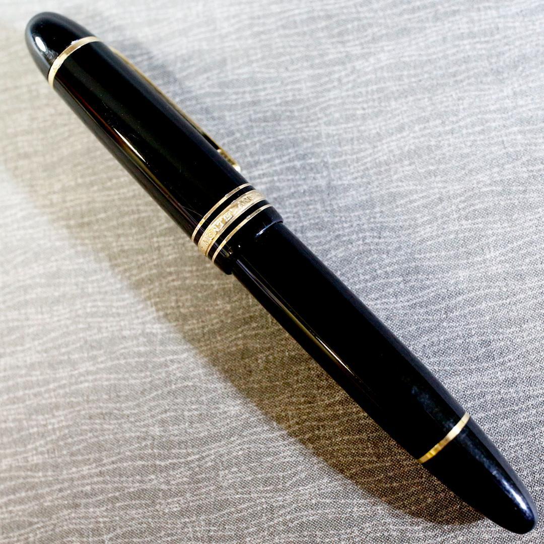 【送料込み】モンブラン 万年筆 １４９ Ｆニブ １４Ｋ中白 エボナイト芯