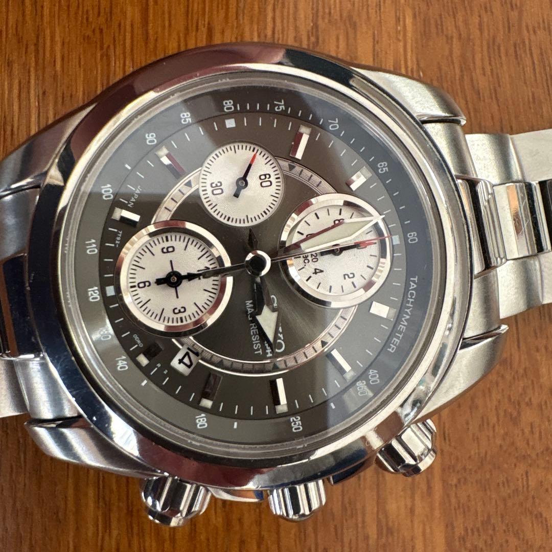 クロノグラフ 腕時計 チタン　7T92-0DJ0 セイコー　SEIKO