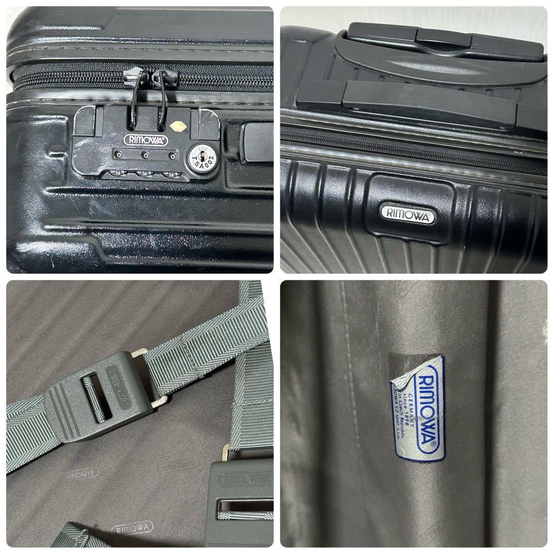 RIMOWA 851 52 salsa 2輪 黒 tsa機内持ち込み可能 35L
