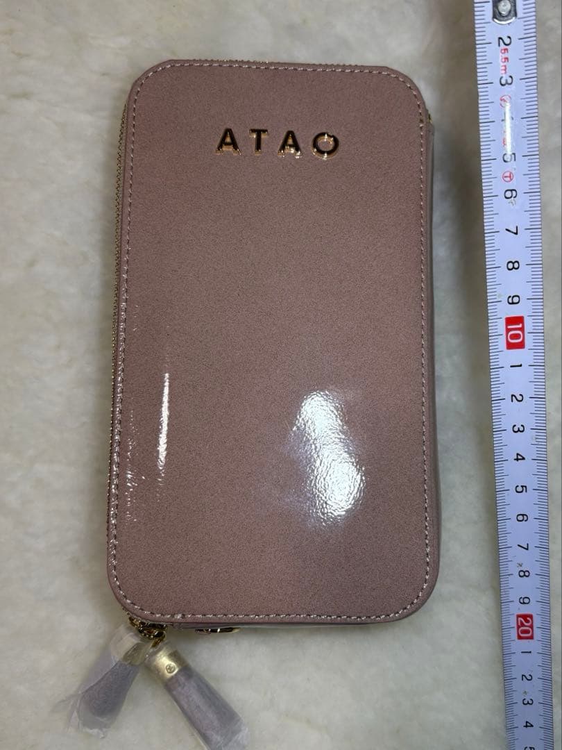 ATAO スマホショルダーバッグ　アミュレット　ローズクォーツ