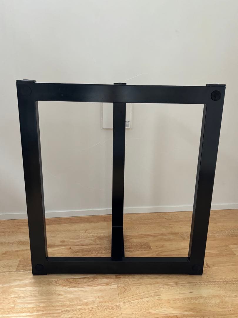 【葉山家具】一枚板テーブル　アイアン　脚　T字