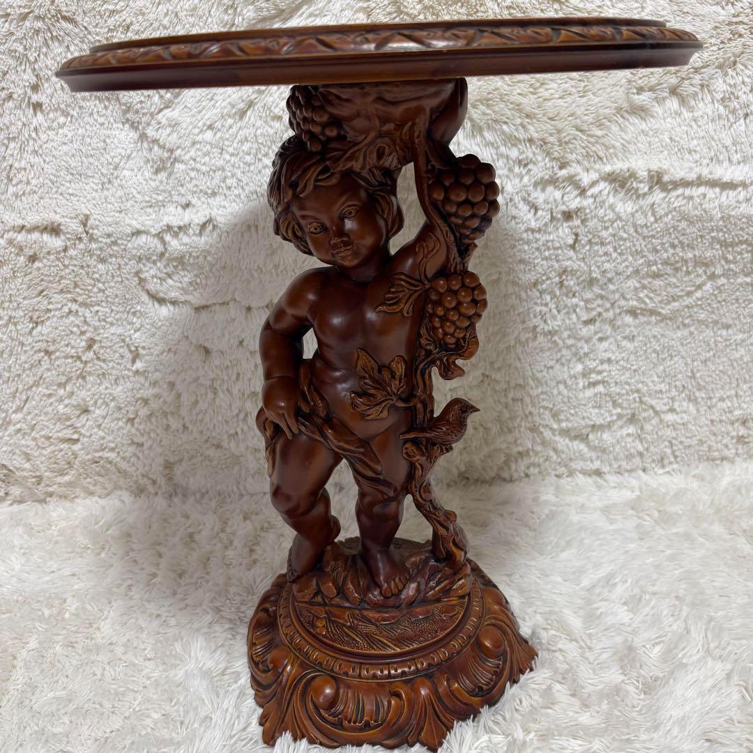 天使のテーブル ロココ調 アンティークテーブル サイドテーブル