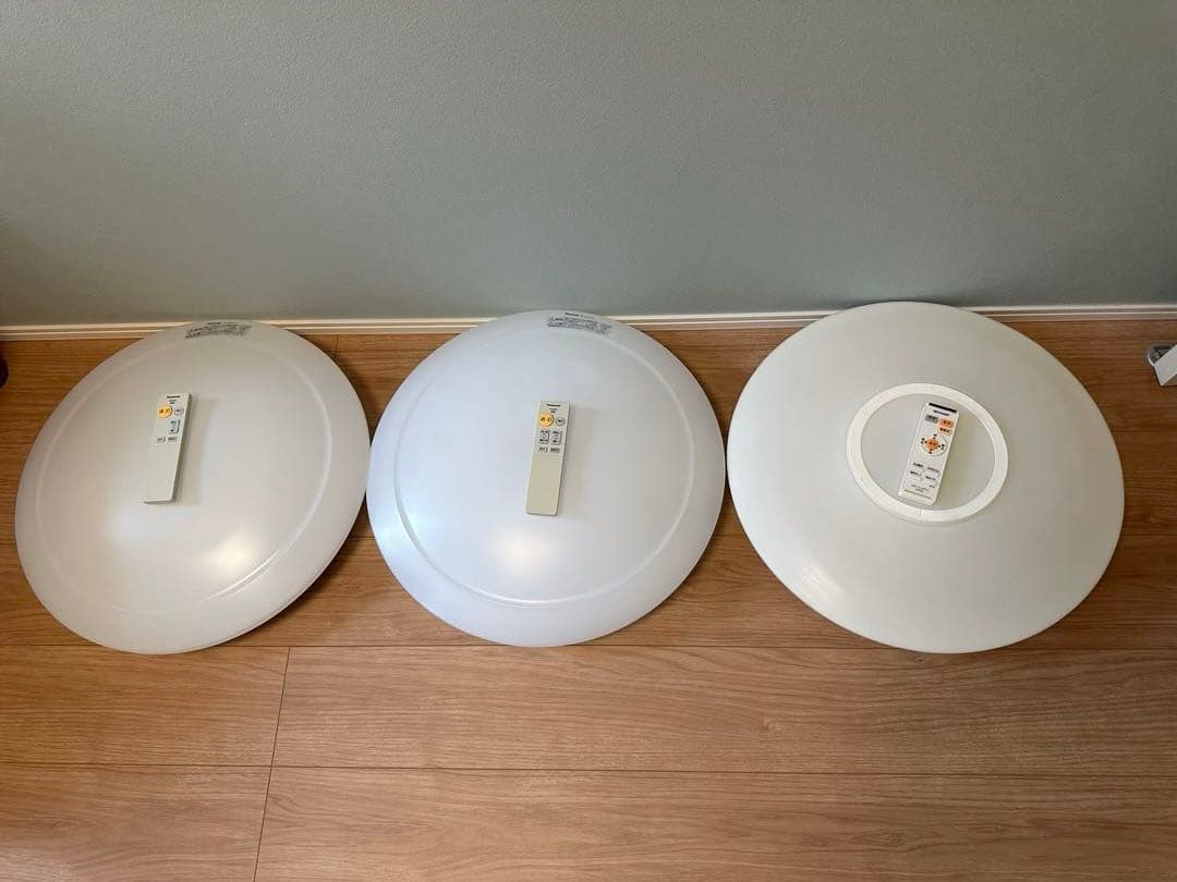 Panasonic LEDシーリングライト2個　シャープ1個　計3個セット
