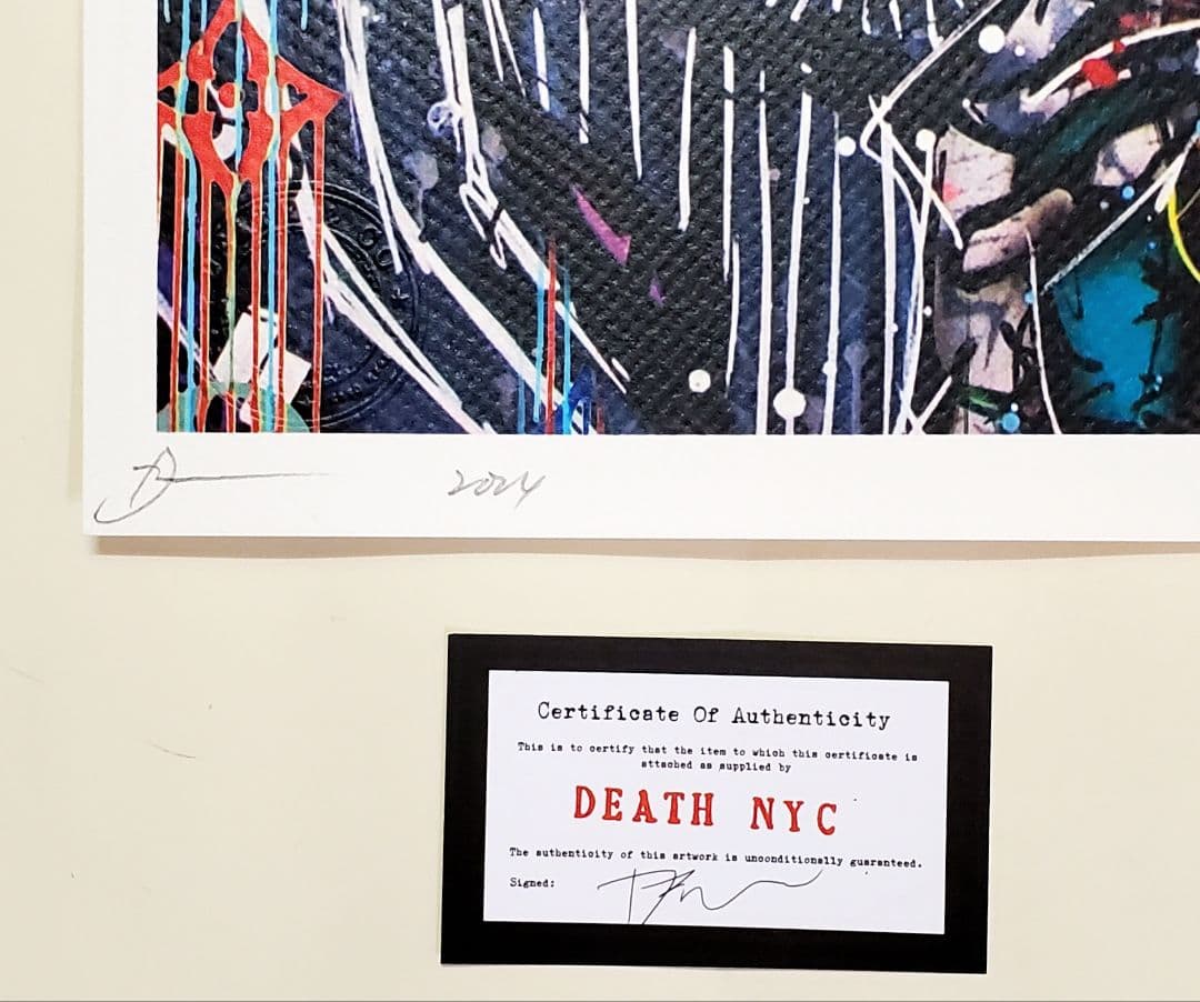 DEATH NYC　ナイトメアビフォアクリスマス　ジャック　サリー　ポスター