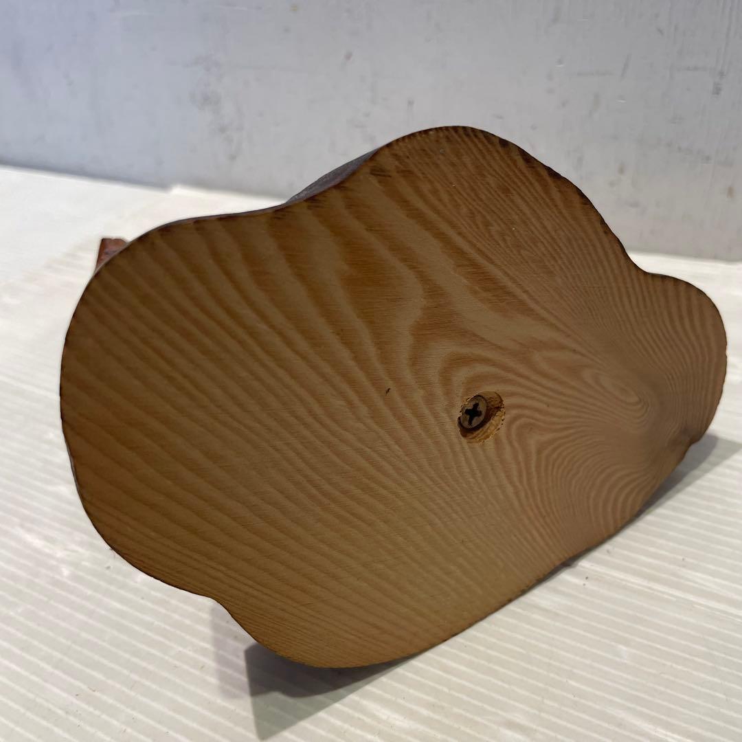 一点もの　屋久杉　希少　タツノオトシゴ　辰　置物　木製木彫り　彫刻　オブジェ