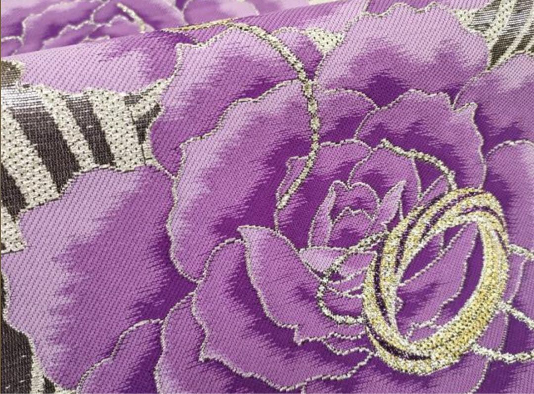 蝶の振袖セット （振袖+長襦袢+袋帯+帯締め+帯揚げ）裄68