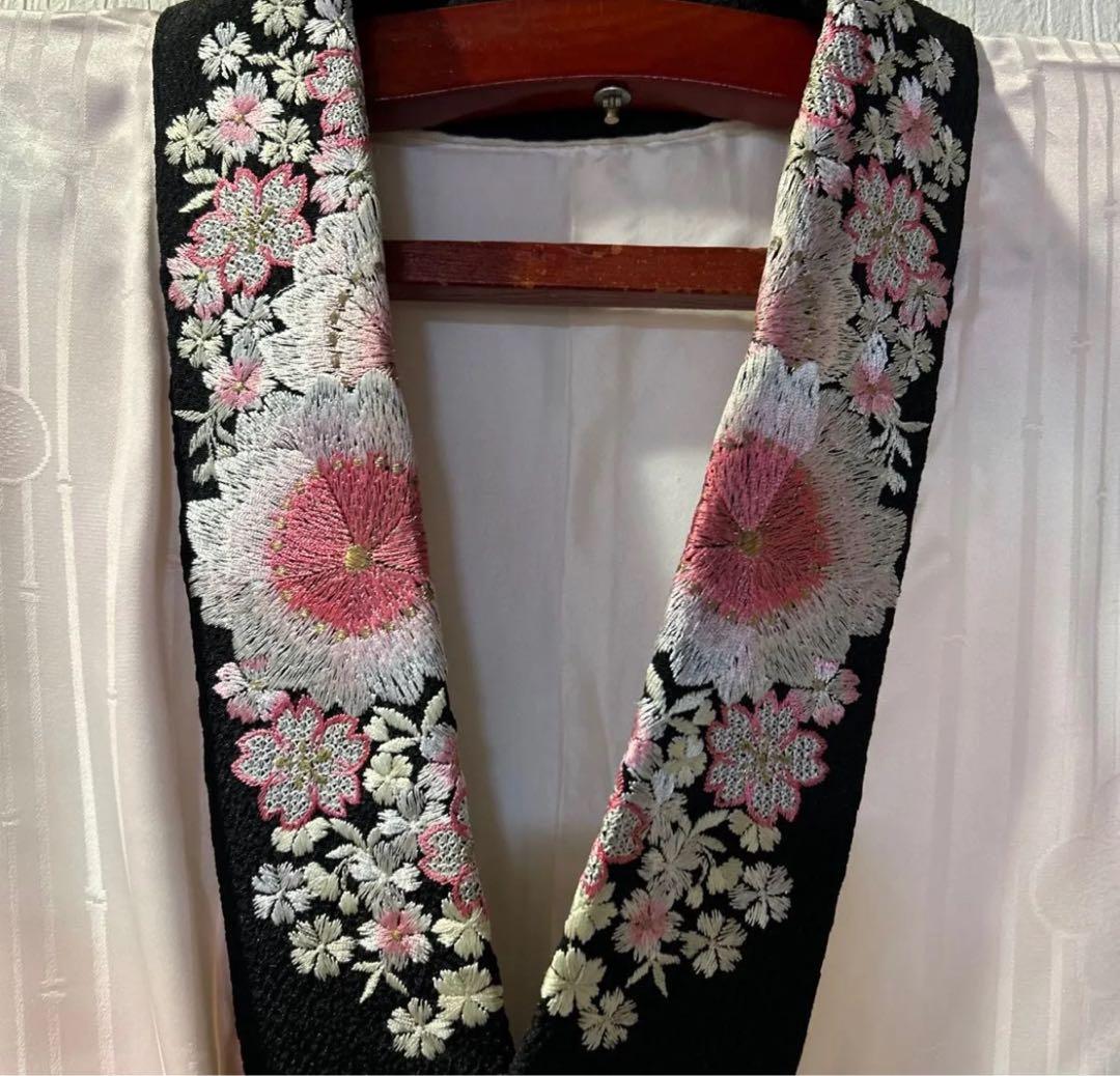 蝶の振袖セット （振袖+長襦袢+袋帯+帯締め+帯揚げ）裄68