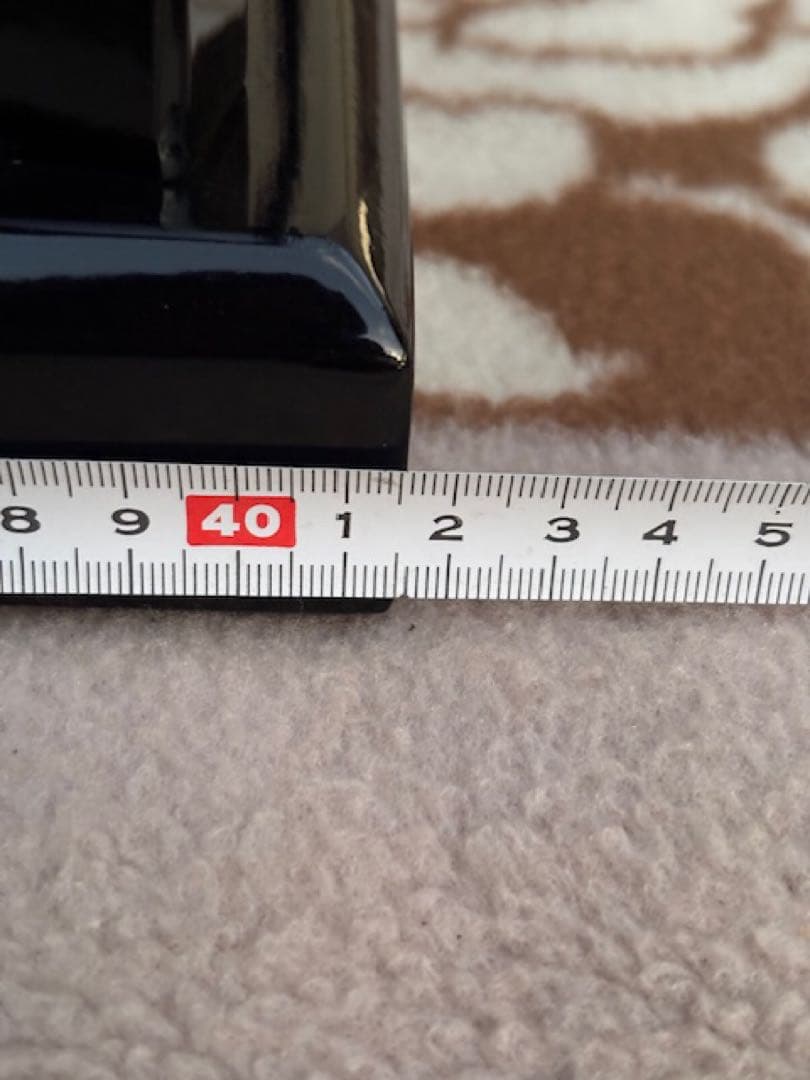 茶道具 木製 黒真塗 真台子 組立式 利休好み 大棚 茶棚 飾り棚 紙箱付