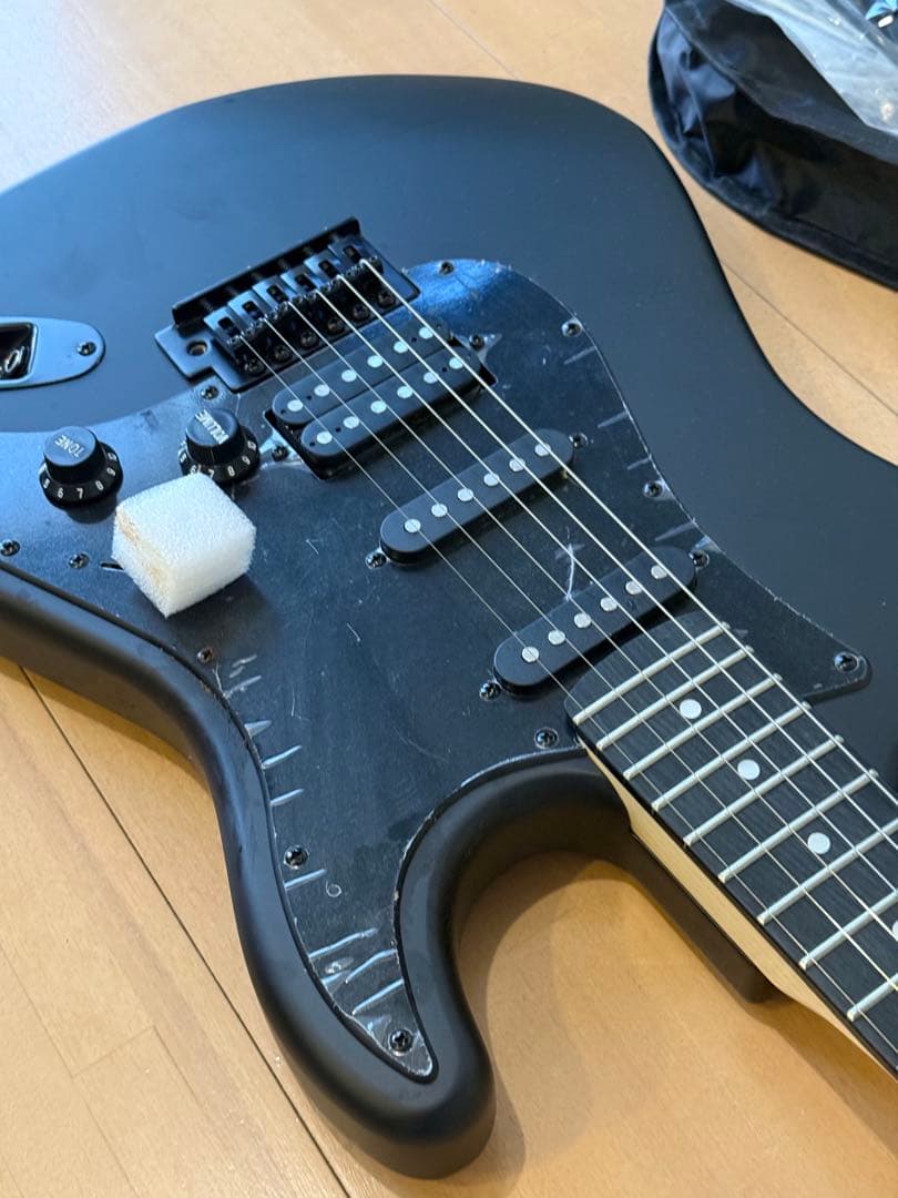 【極美品】SELDER エレキギター　STC-04 マットブラック　黒