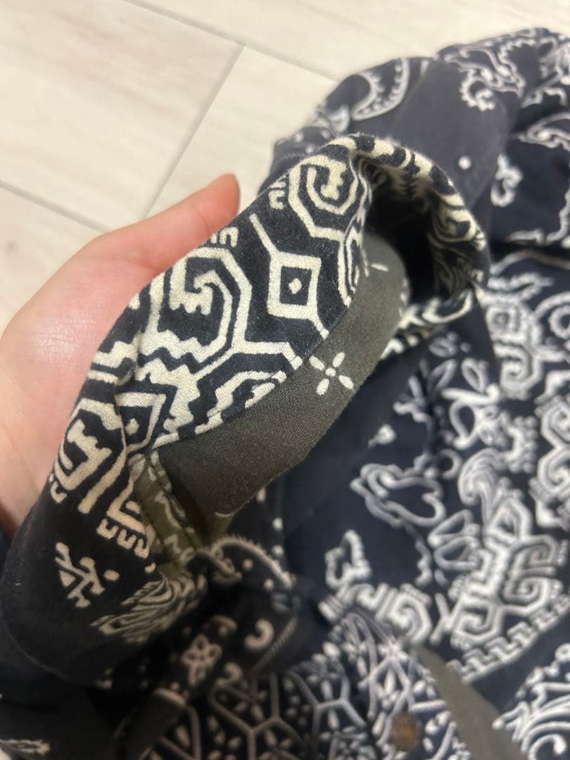 kapital キャピタル ネル リバーシブルバンダナ ジャケット　サイズ3