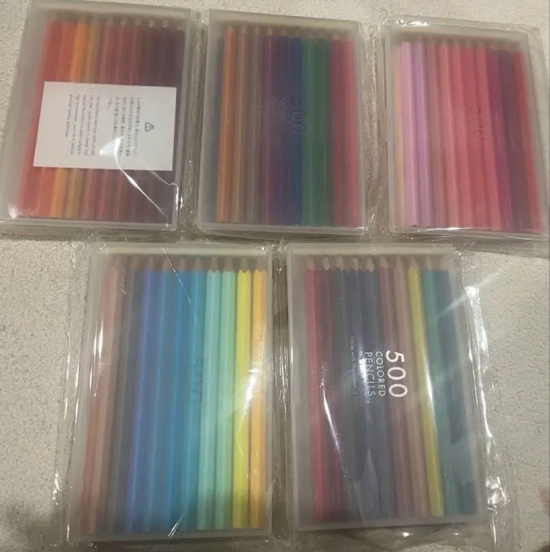 【未開封品】フェリシモ 500色の色鉛筆　全色セット