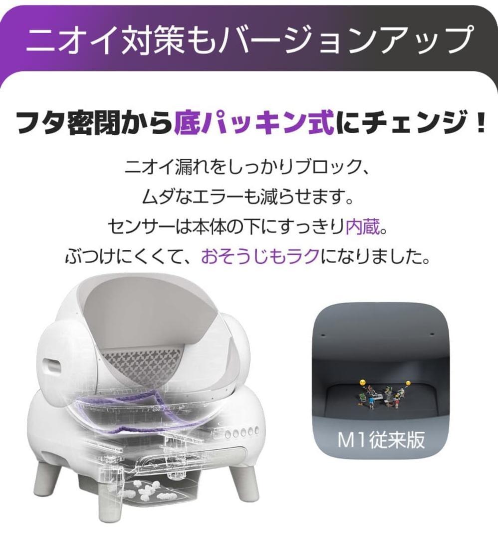 Neakasa M1 PLUS 全自動猫トイレ ホワイト