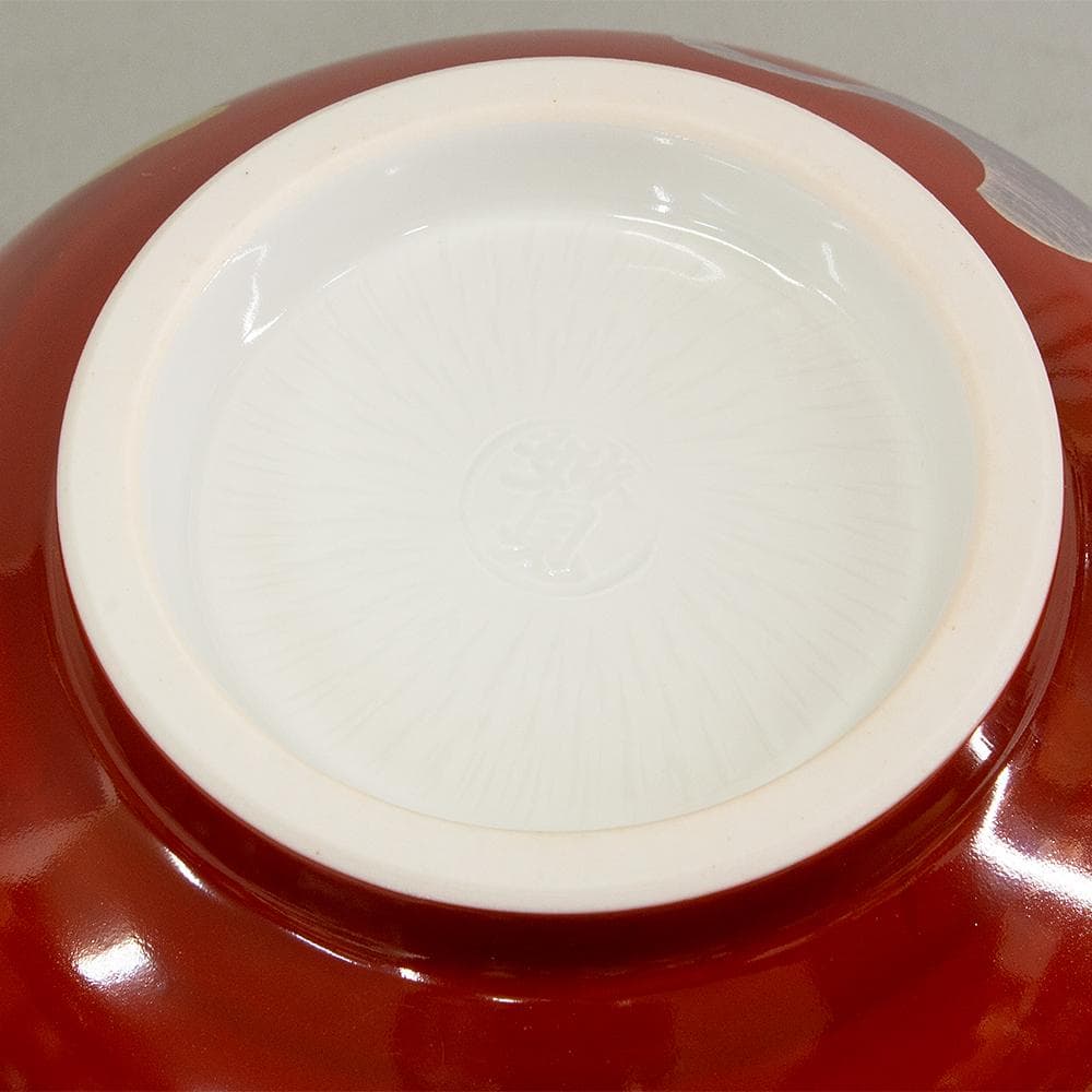 京焼 妙見窯 今岡妙見 茶碗 「金銀鶴銀杏文」共箱 茶道具 抹茶碗