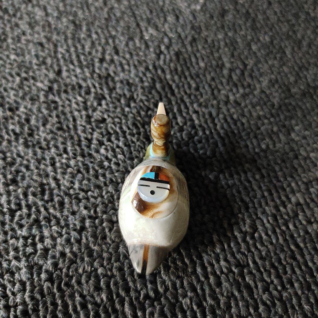 カモ　サンフェイスフェティッシュ　ズニ　フェティシュ　インディアンジュエリー