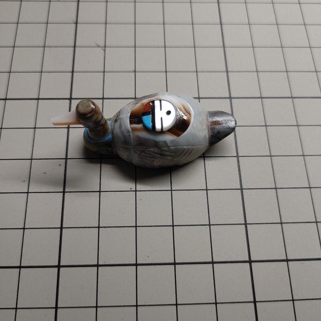 カモ　サンフェイスフェティッシュ　ズニ　フェティシュ　インディアンジュエリー