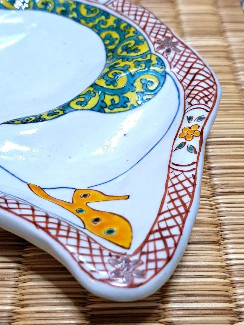 珍品　陶芸　作家物　松浦コータロー　コータロー　初期作品　色絵　美尻文　絵付師