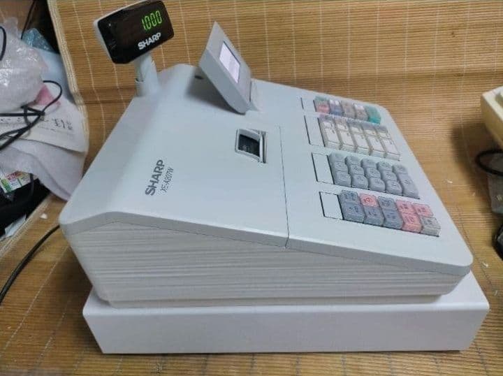 シャープレジスター　XE-A207　PC連携売上管理設定無料　231115