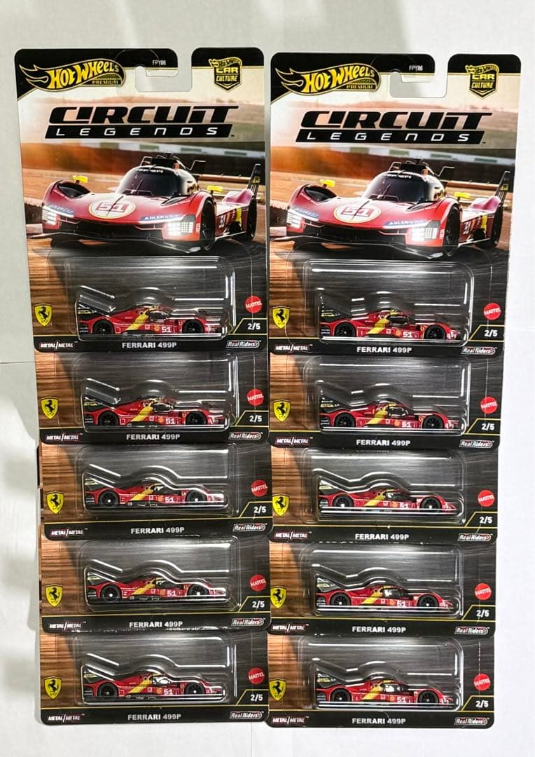 Hot Wheels Ferrari 499P 10台セット
