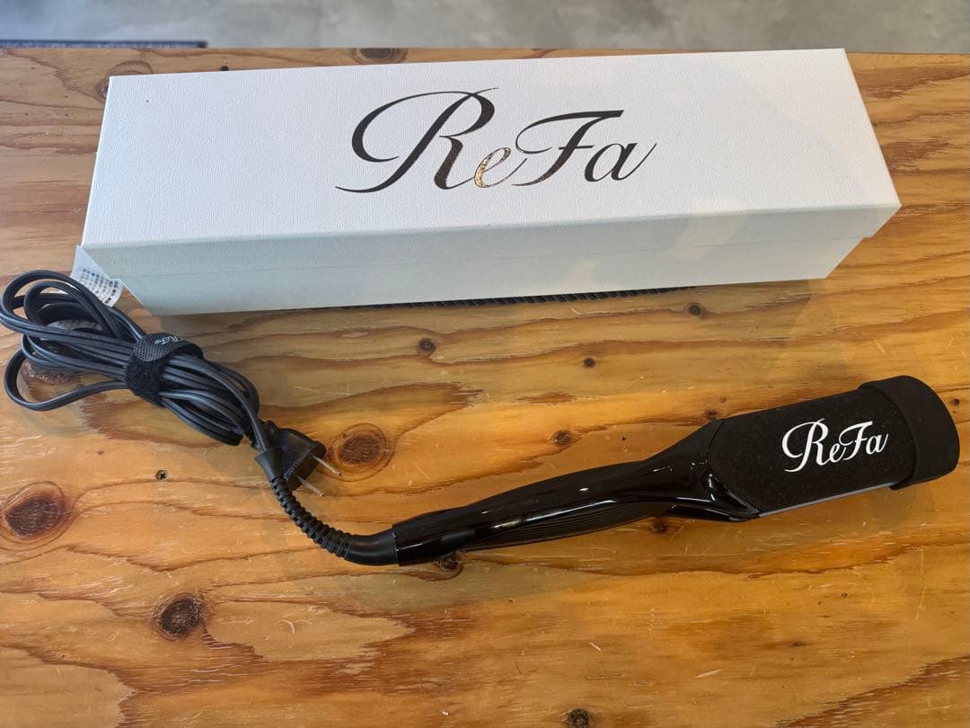 MTG リファ パワーストレートアイロン プロ ブラック　RE-BS-03A