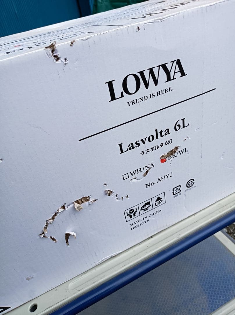 F1963【未開封】 LOWYA 照明器具　ラスボルタ 6灯