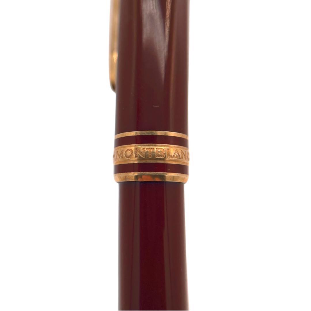 モンブラン レジン マイスターシュテュック 万年筆 ペン先14K ボルドー ペン