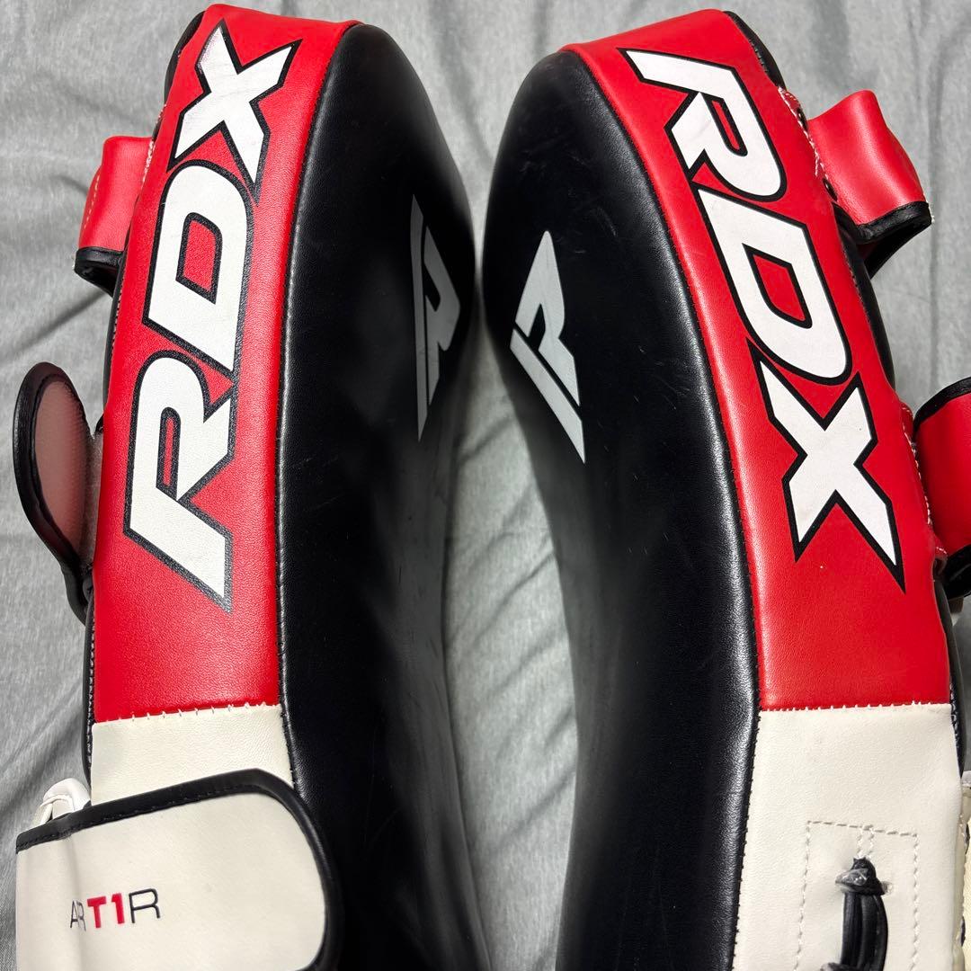 RDX キックミット 2個セット 黒/赤 格闘技 キックボクシング