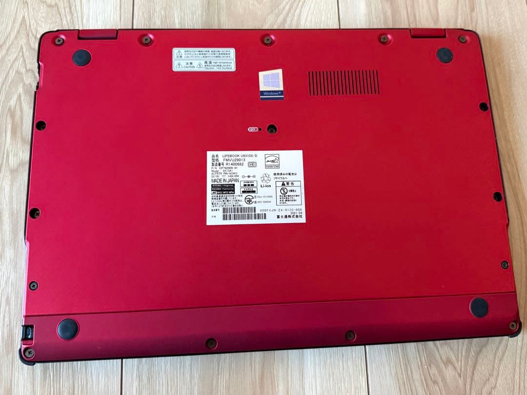 オフィス24付i7タッチパネル16/512GB LIFEBOOKU9310X/D