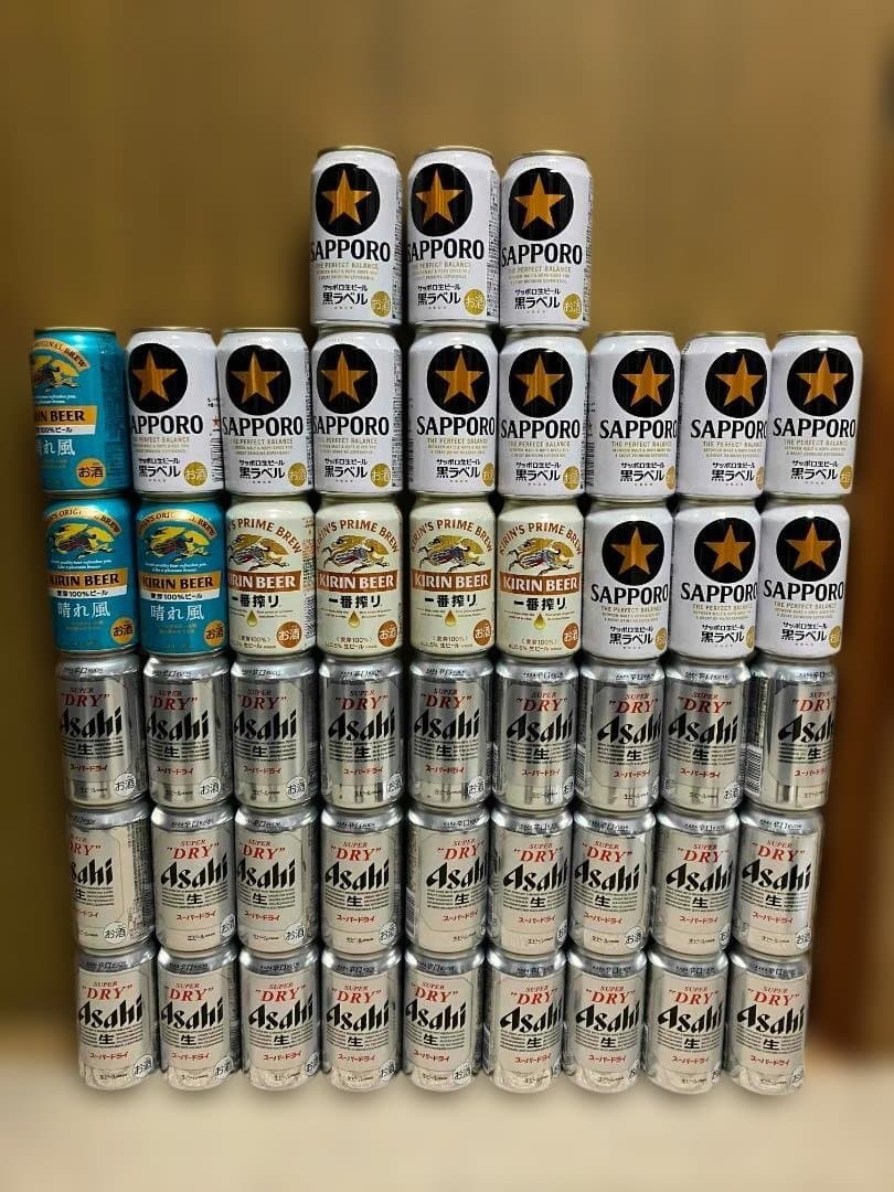 ビール48本　アサヒ サッポロ キリン　飲み比べ