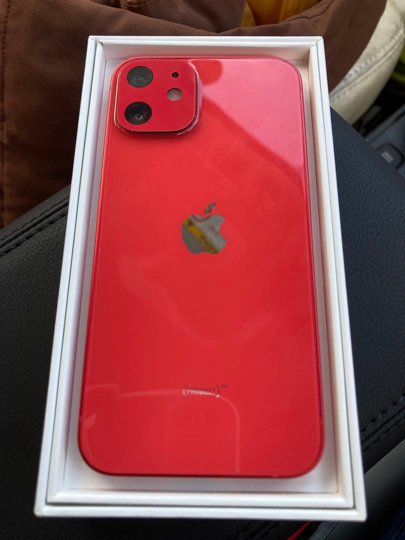 ジャンク品　必ず説明欄を読んでください　iPhone 12 mini レッド
