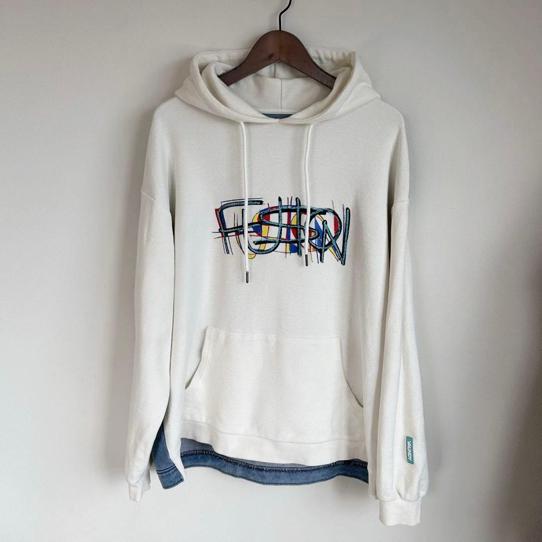 Vaundy FUSION L バウンディ　白　パーカー