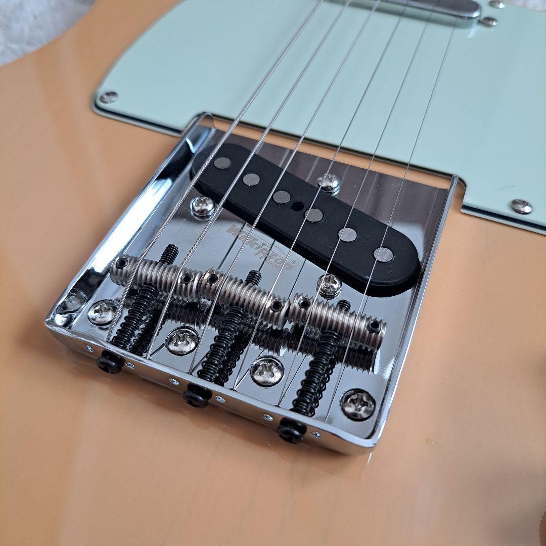 工房製作個性テレキャスター　高級仕様　Fenderピックアップ純粋