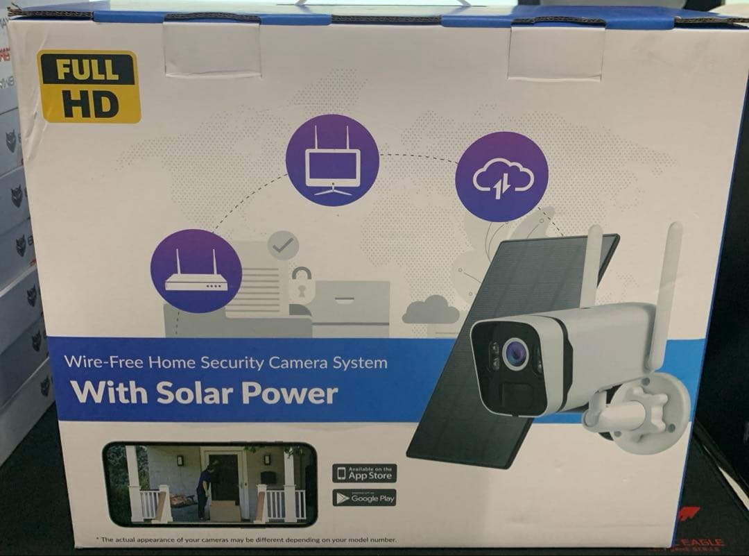 防犯カメラ 屋外 ソーラー 2台セットVORGUT 監視カメラ