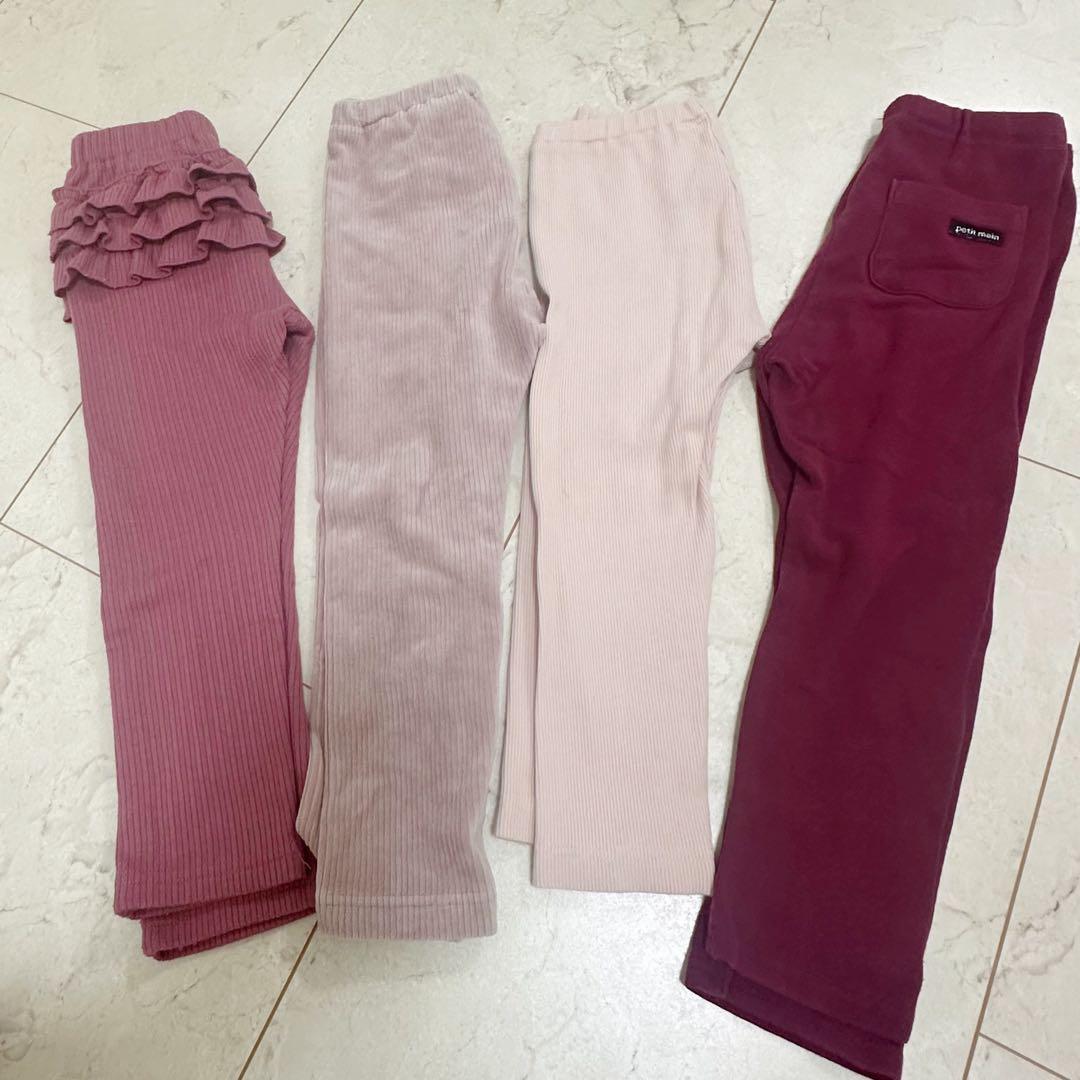 【美品】petit main ボトムスまとめ 100cm 17点 女の子