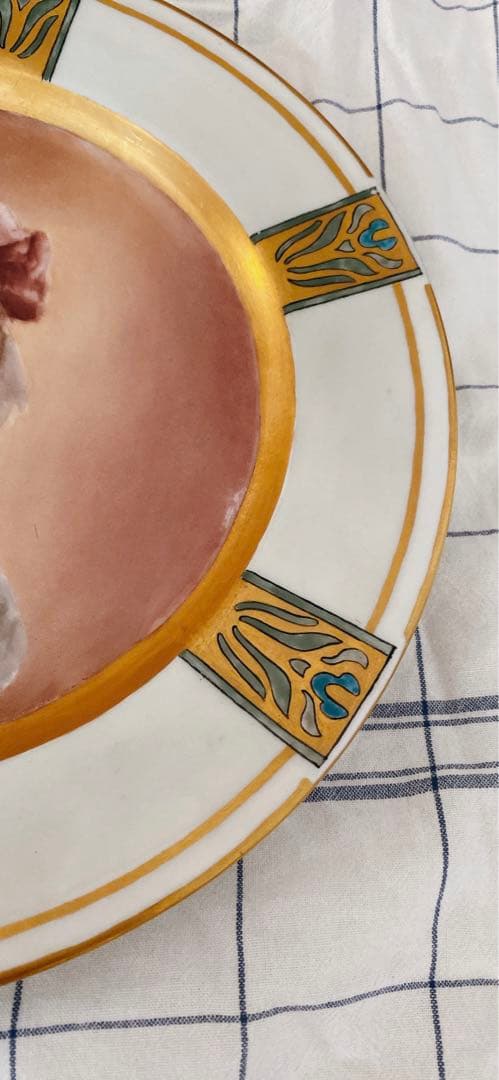 リモージュ　プレート　フランスアンティーク　　金彩　セーブル陶器