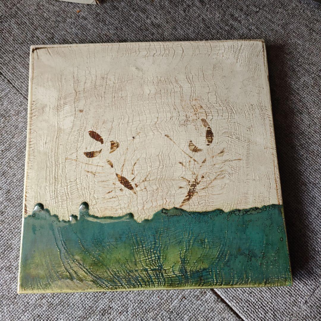 茶道具セット（鉄製茶釜・陶器プレート）